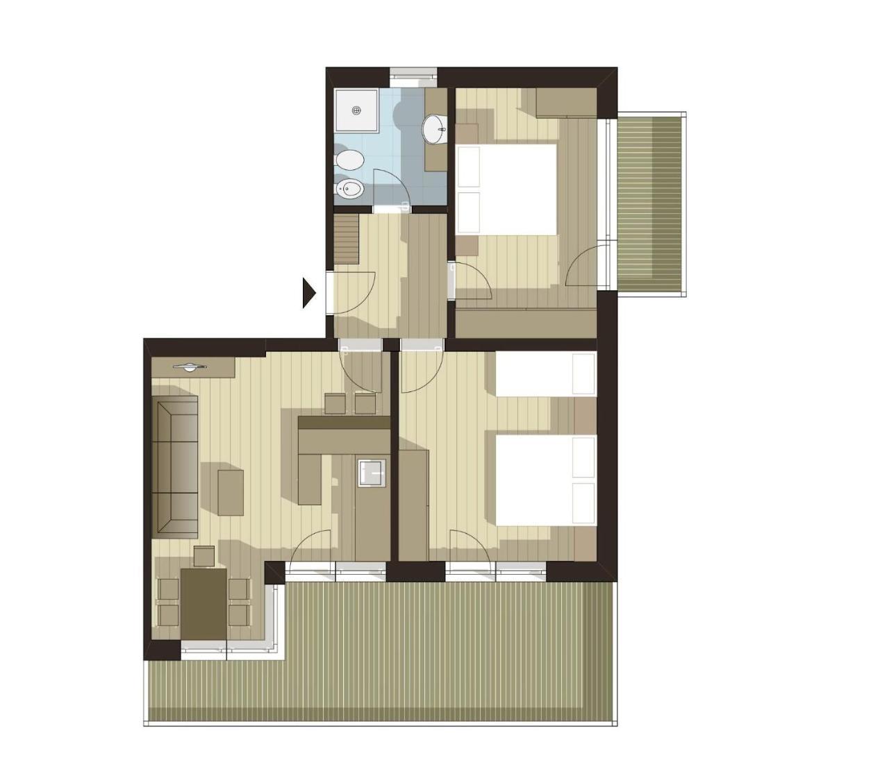 Apartments Tino La Valle Ngoại thất bức ảnh